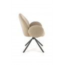 Стул HALMAR K498 капучино/черный, поворотный